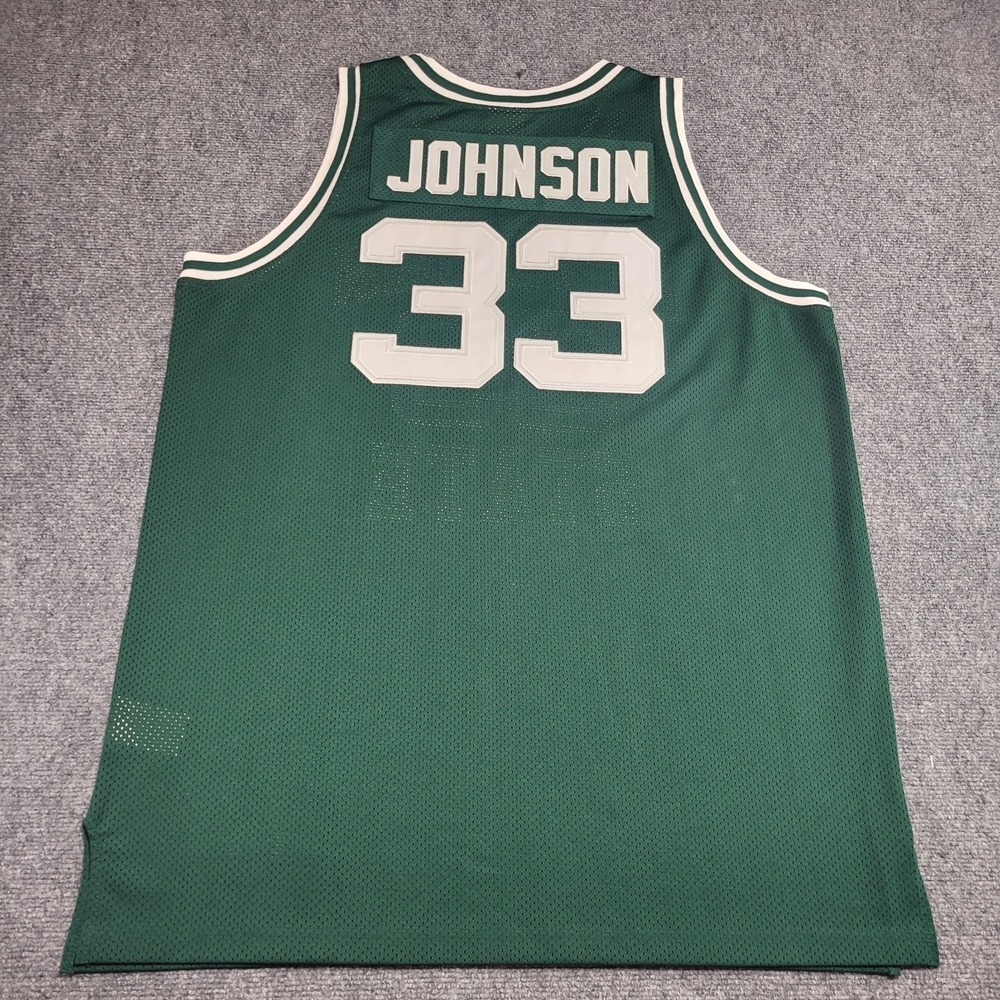 Vtg Adidas Michigan State 1979 "True School" Magic Johnson Jersey Size XL (52) - Picture 9 of 14